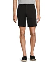 The Cloud Collection 9#double; Flat Front Washed Chino Shorts