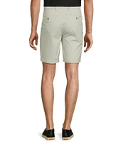 The Cloud Collection 9#double; Flat Front Washed Chino Shorts