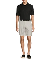 The Cloud Collection 9#double; Flat Front Washed Chino Shorts