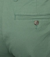 The Cloud Collection 9#double; Flat Front Washed Chino Shorts