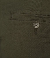 The Cloud Collection 9#double; Flat Front Washed Chino Shorts