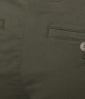 The Cloud Short 5#double; Straight Fit Flat Front Stretch Washed Chino Shorts