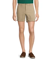 The Cloud Short 5#double; Straight Fit Flat Front Stretch Washed Chino Shorts