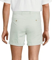 The Cloud Short 5#double; Straight Fit Flat Front Stretch Washed Chino Shorts
