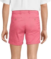 The Cloud Short 5#double; Straight Fit Flat Front Stretch Washed Chino Shorts