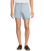 The Cloud Short 5#double; Straight Fit Flat Front Stretch Washed Chino Shorts