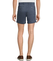 The Cloud Short 5#double; Straight Fit Flat Front Stretch Washed Chino Shorts