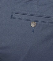 The Cloud Short 5#double; Straight Fit Flat Front Stretch Washed Chino Shorts