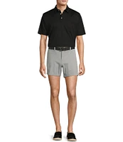 The Cloud Short 5#double; Straight Fit Flat Front Stretch Washed Chino Shorts