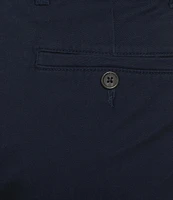 The Cloud Short 5#double; Straight Fit Flat Front Stretch Washed Chino Shorts