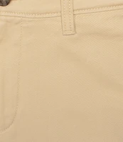 The Cloud Short 5#double; Straight Fit Flat Front Stretch Washed Chino Shorts
