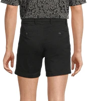 The Cloud Short 5#double; Straight Fit Flat Front Stretch Washed Chino Shorts