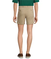 Roundtree & Yorke The Cloud Short 5#double; Straight Fit Flat Front Stretch Washed Chino Shorts