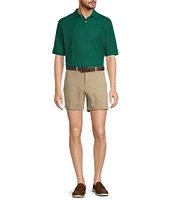 Roundtree & Yorke The Cloud Short 5#double; Straight Fit Flat Front Stretch Washed Chino Shorts