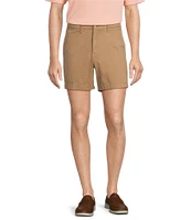 Roundtree & Yorke The Cloud Short 5#double; Straight Fit Flat Front Stretch Washed Chino Shorts
