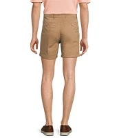 Roundtree & Yorke The Cloud Short 5#double; Straight Fit Flat Front Stretch Washed Chino Shorts