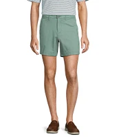 Roundtree & Yorke The Cloud Short 5#double; Straight Fit Flat Front Stretch Washed Chino Shorts