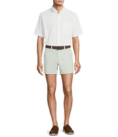 Roundtree & Yorke The Cloud Short 5#double; Straight Fit Flat Front Stretch Washed Chino Shorts