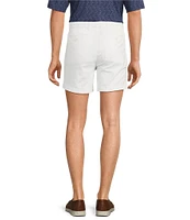 Roundtree & Yorke The Cloud Short 5#double; Straight Fit Flat Front Stretch Washed Chino Shorts