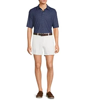 Roundtree & Yorke The Cloud Short 5#double; Straight Fit Flat Front Stretch Washed Chino Shorts