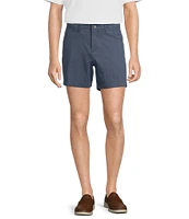 Roundtree & Yorke The Cloud Short 5#double; Straight Fit Flat Front Stretch Washed Chino Shorts