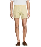 Roundtree & Yorke The Cloud Short 5#double; Straight Fit Flat Front Stretch Washed Chino Shorts