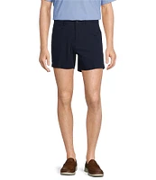 Roundtree & Yorke The Cloud Short 5#double; Straight Fit Flat Front Stretch Washed Chino Shorts
