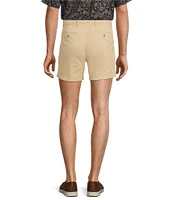 Roundtree & Yorke The Cloud Short 5#double; Straight Fit Flat Front Stretch Washed Chino Shorts