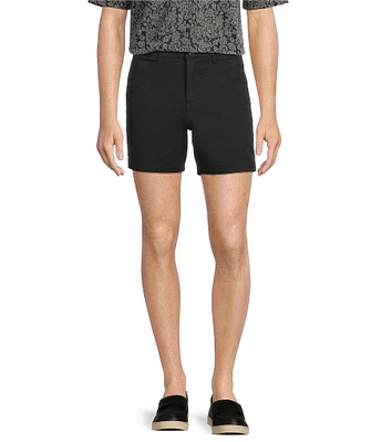 Roundtree & Yorke The Cloud Short 5#double; Straight Fit Flat Front Stretch Washed Chino Shorts