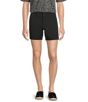 Roundtree & Yorke The Cloud Short 5#double; Straight Fit Flat Front Stretch Washed Chino Shorts