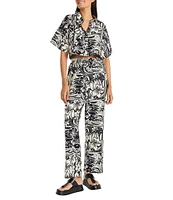 The Good Journey Short Sleeve Printed Shirt and Pant Set