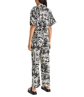 The Good Journey Short Sleeve Printed Shirt and Pant Set