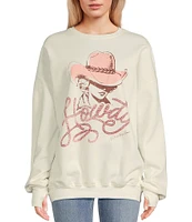 The Laundry Room Howdy Queen Crewneck Relaxed Sweatshirt