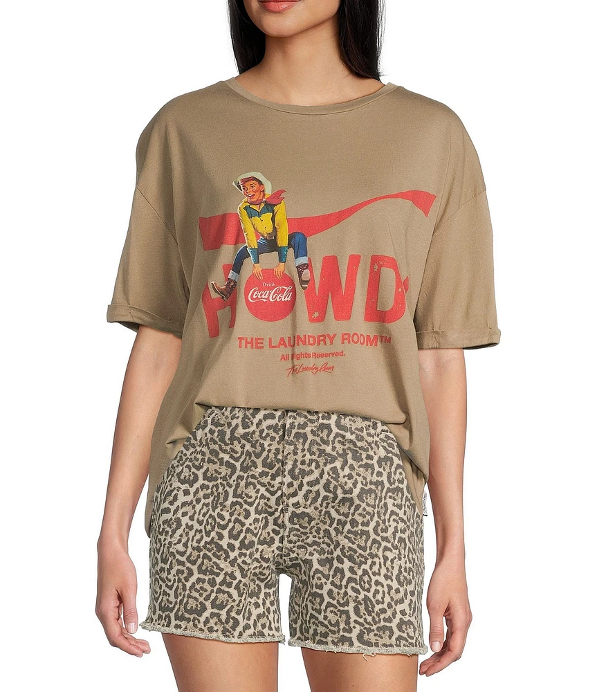 The Laundry Room Short Sleeve Howdy Coke Oversized T-Shirt