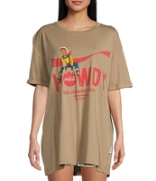 The Laundry Room Short Sleeve Howdy Coke Oversized T-Shirt