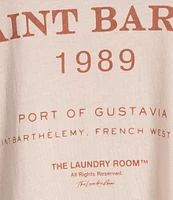 The Laundry Room Short Sleeve Saint Barth 89 Oversized T-Shirt