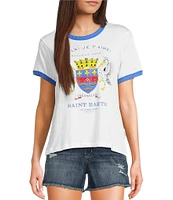 The Laundry Room Short Sleeve Saint Tropez Raglan Baby T-Shirt