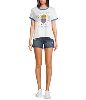 The Laundry Room Short Sleeve Saint Tropez Raglan Baby T-Shirt