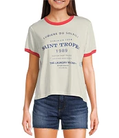 The Laundry Room Short Sleeve Saint Tropez Raglan Baby Tee