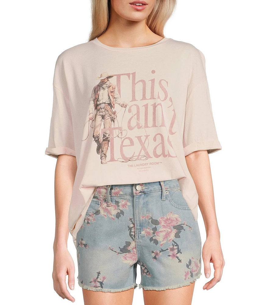 The Laundry Room Short Sleeve This Ain't Texas Oversized T-Shirt