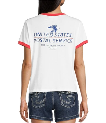 The Laundry Room Short Sleeve United States Postal Raglan Baby T-Shirt