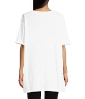 The Laundry Room Short Sleeve Welcome to New York Oversized T-Shirt