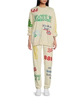 The Mayfair Group Affirmations Coordinating Fleece Sweatpants