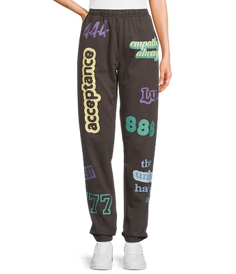 The Mayfair Group All Over Affirmations Coordinating Sweatpants