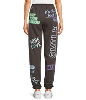 The Mayfair Group All Over Affirmations Coordinating Sweatpants