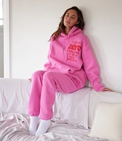 The Mayfair Group It Cost ZERO Dollars to be a Nice Person Coordinating Fleece Joggers