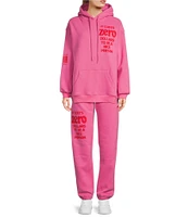 The Mayfair Group It Costs ZERO Dollars to Be a Nice Person Coordinating Graphic Fleece Hoodie
