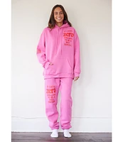 The Mayfair Group It Costs ZERO Dollars to Be a Nice Person Coordinating Graphic Fleece Hoodie