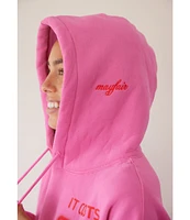 The Mayfair Group It Costs ZERO Dollars to Be a Nice Person Coordinating Graphic Fleece Hoodie