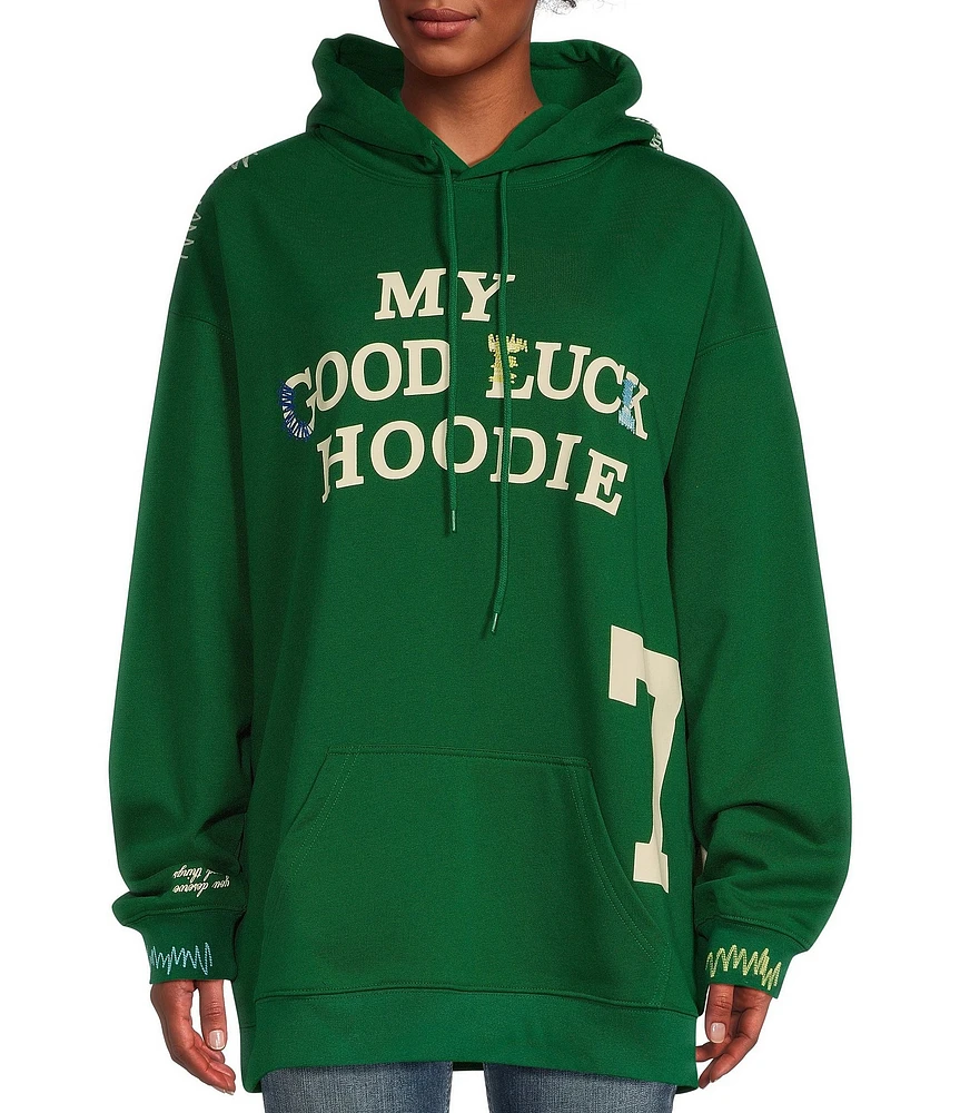 The Mayfair Group My Good Luck Hoodie Coordinating Graphic Hoodie